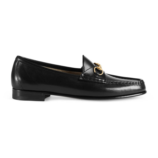Women Whorsebit 1953 Moccasin Leathe - Nero