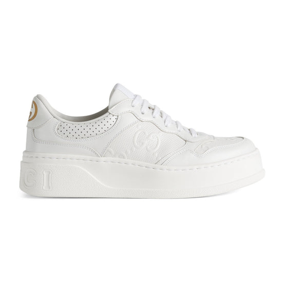 Women W Chunky B Sneaker Leather - G.Whi/G.Whi/G.Wh/G.W