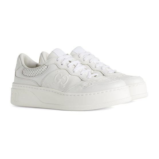 Women W Chunky B Sneaker Leather - G.Whi/G.Whi/G.Wh/G.W