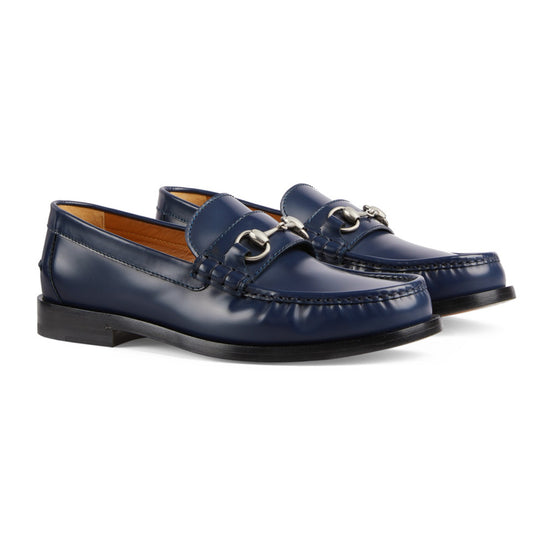 Men M Kaveh Moccasin Lthr W/Hb Ls - Blue Agata