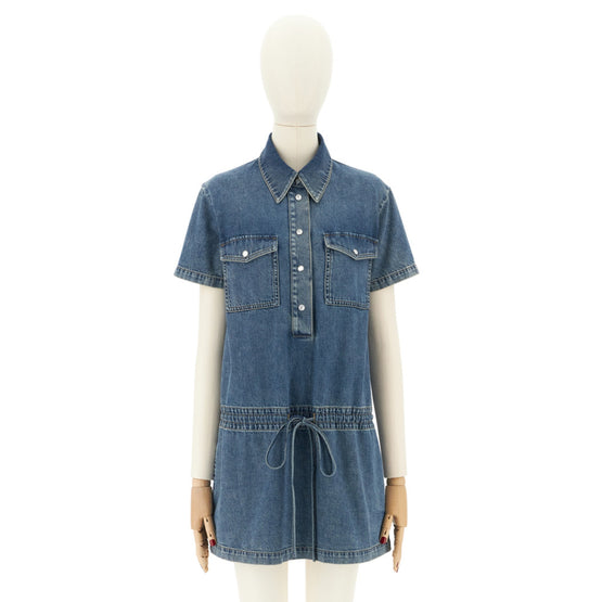 Women Drs Ecomarble Wash Dnm W/Gucci - Blue/Mix