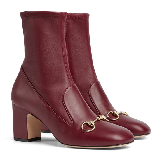 Women Wladyhb 75 Bootie Lthr W/Hb - Rosso Ancora/Ros.Anc