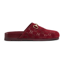 Women W Sol Mule Gg Suede W/Hb - Rosso Ancora/Ros.Anc